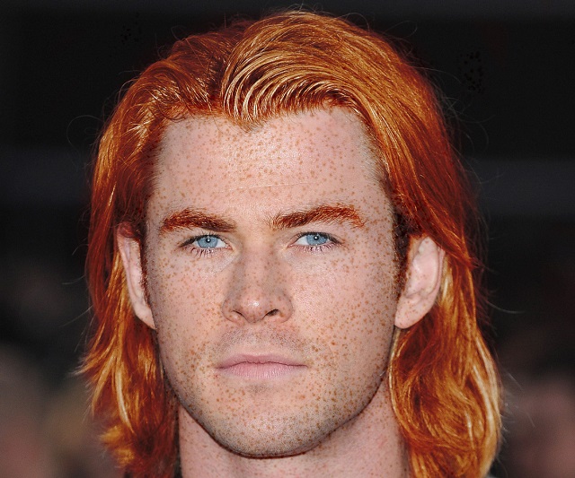 Chris Hemsworth ruivo