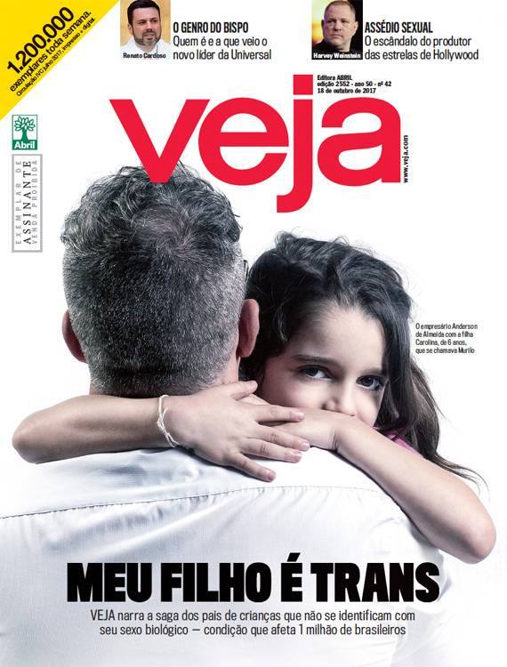 Veja sofre boicote por causa de capa com crianças trans